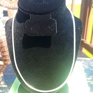 Sterling Silver Cobra Style Necklace with Lobster Clasp